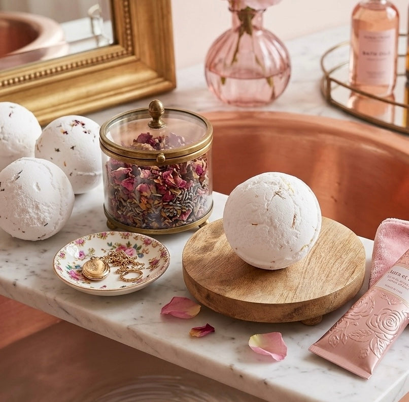 Bombe de Bain "Énergie Solaire" au Sel de l'Himalaya - PRÉCOMMANDE