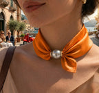 Foulard Ras-du-Cou à Pois – L'Élégance Rétro Chic  – EDITION LIMITÉE – QUANTITÉ LIMITÉE - ÉDITION DOLCE VITA COLLECTION EPHÉMERE