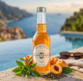 Infusion Glacé Thé Vert Glacé Bio à la Pêche  - (25 cl) - Sans sucres ajoutés - Sans gluten &  100% Vegan