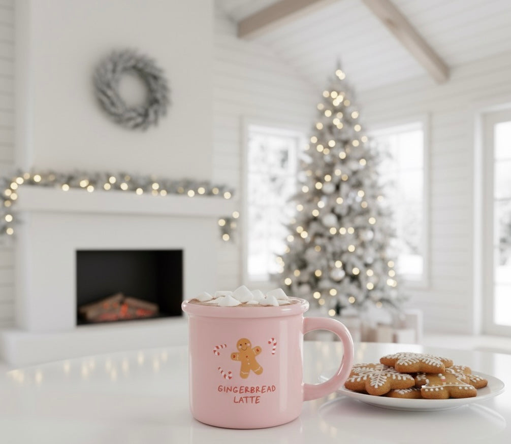 La Tasse Douceur Épicée  – Gingerbread Latte Mug  –  480ml