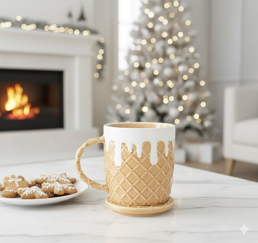 La Tasse Gaufrette Enchantée  –  Sweet Winter Mug  –  550ml - PRÉCOMMANDE