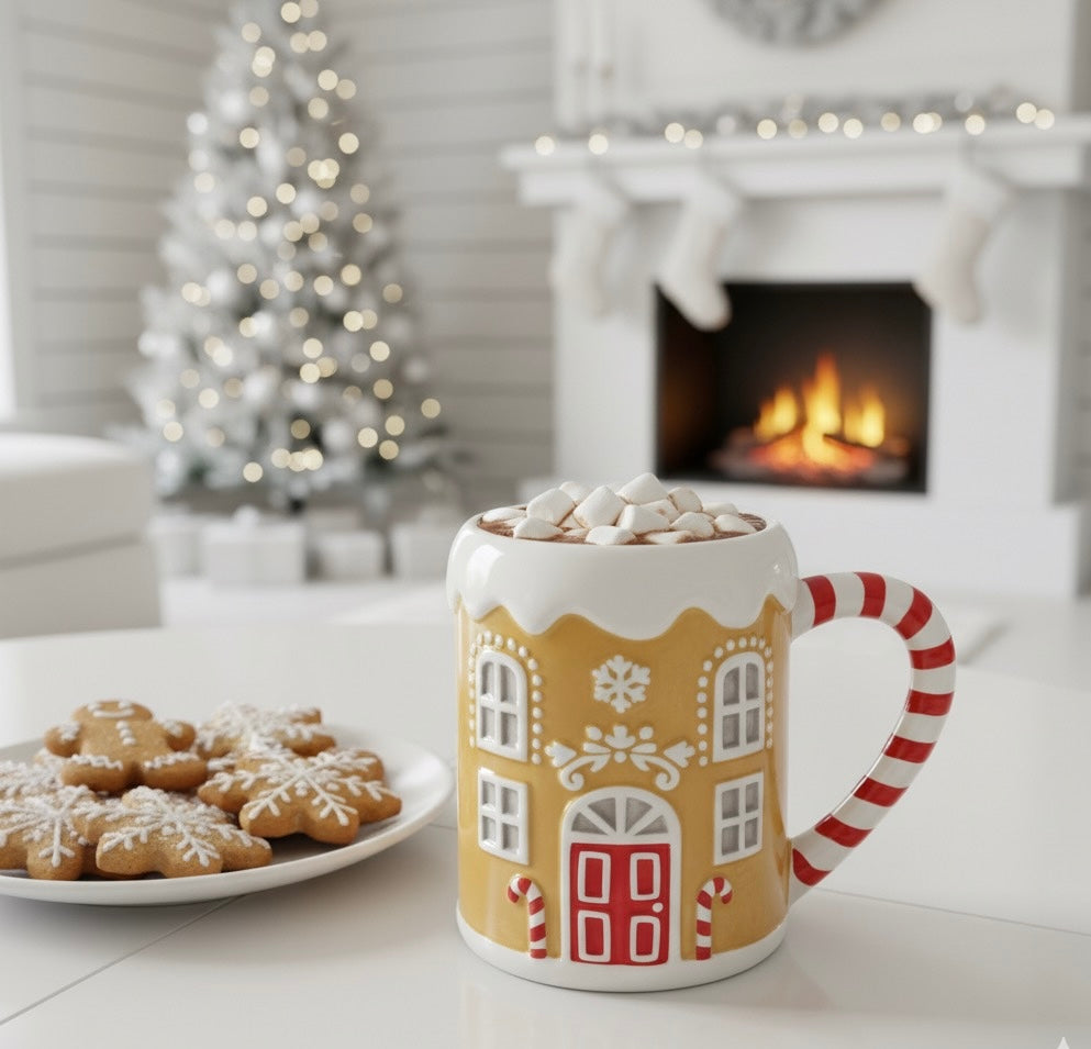 La Tasse Maison Enchantée  – Gingerbread House Mug  –  500ml