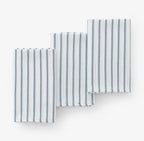 Lot de 3 Torchons de Cuisine à Rayures Jacquard – Gamusi - 45 x 70 cm – certifiée OEKO-TEX® STANDARD 100 - (Plusieurs couleurs aux choix)