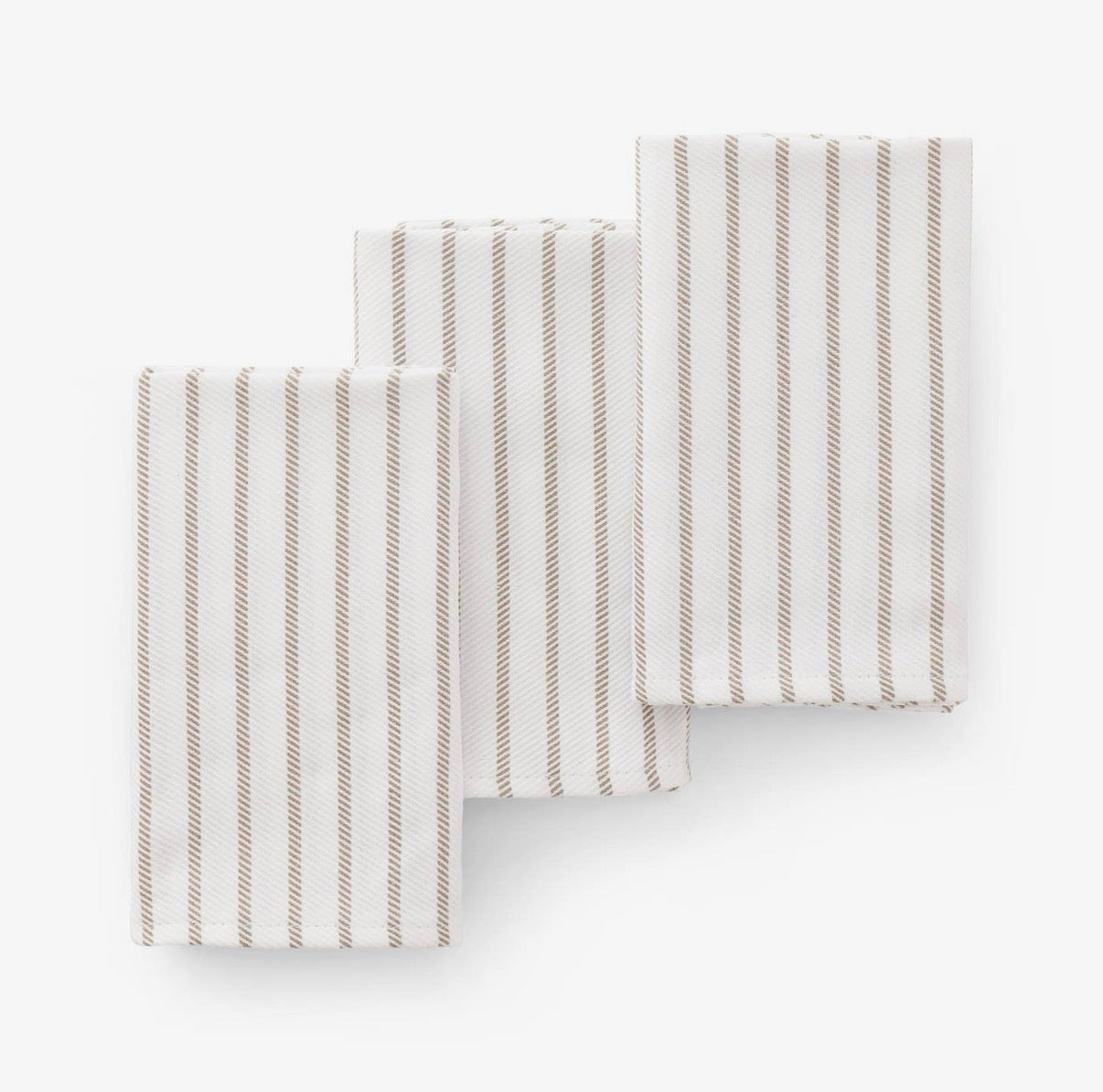 Lot de 3 Torchons de Cuisine à Rayures Jacquard – Gamusi - 45 x 70 cm – certifiée OEKO-TEX® STANDARD 100 - (Plusieurs couleurs aux choix)