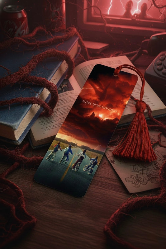 Marque-pages faits main “Entre deux mondes"