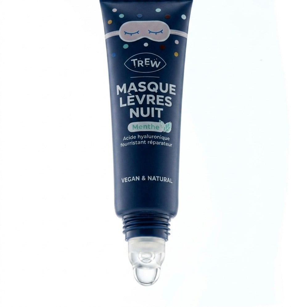 Masque Lèvres Nocturne - Parfumé Menthe – Hydratant, Repulpant & Anti-Âge - 15ML