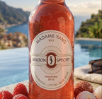Mocktail Bio Madame Yang - Framboise, Litchi & Baies Roses - (25 cl) - Sans sucres ajoutés - Sans gluten &  100% Vegan