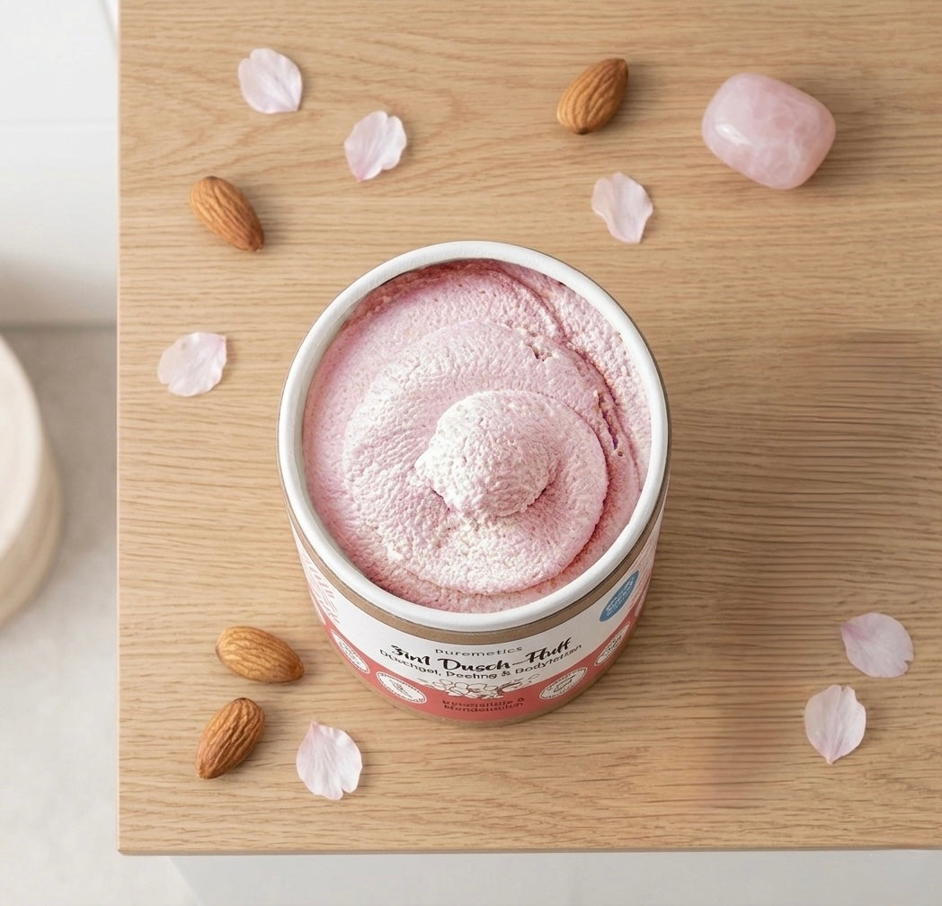 Mousse de Douche 3-en-1 « Fleur de Cerisier & Lait d’Amande » (285g) - PRÉCOMMANDE