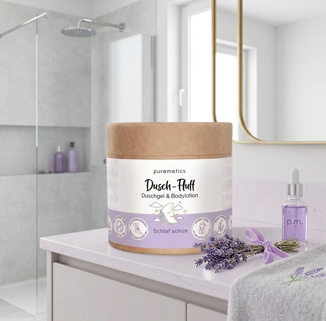 Mousse de Douche « Dors bien » – Lavande & Soin (235g) - PRÉCOMMANDE