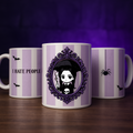 Mug - Mercredi Addams violet | Sublimé à la main - 350 ml