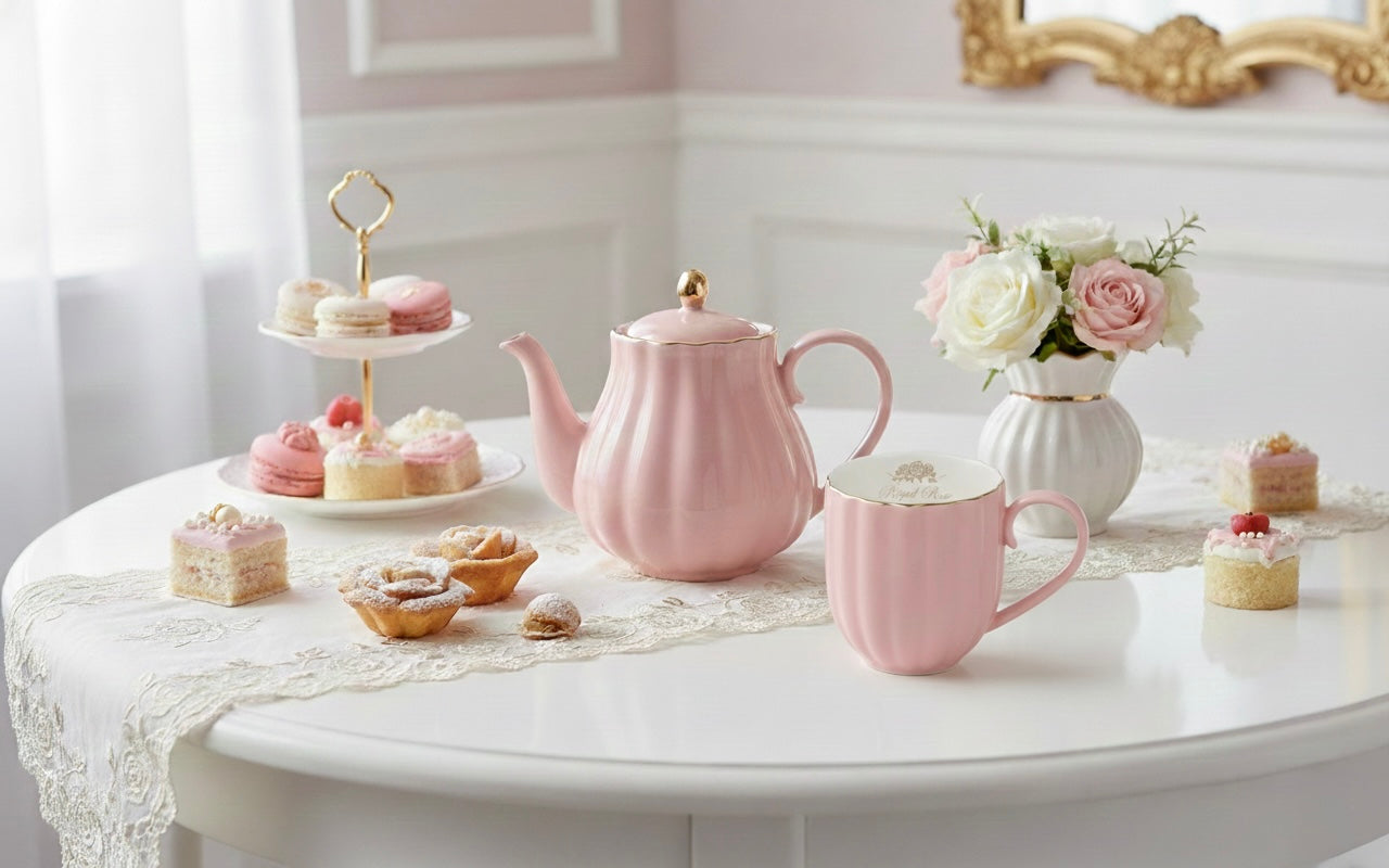Mug - Royal rose en Porcelaine | 320 ml