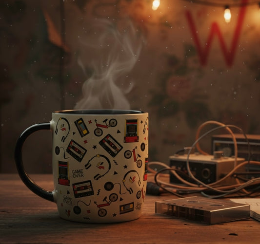 Mug “Retro Hawkins” – Là où chaque gorgée réveille les années 80 | 350ml