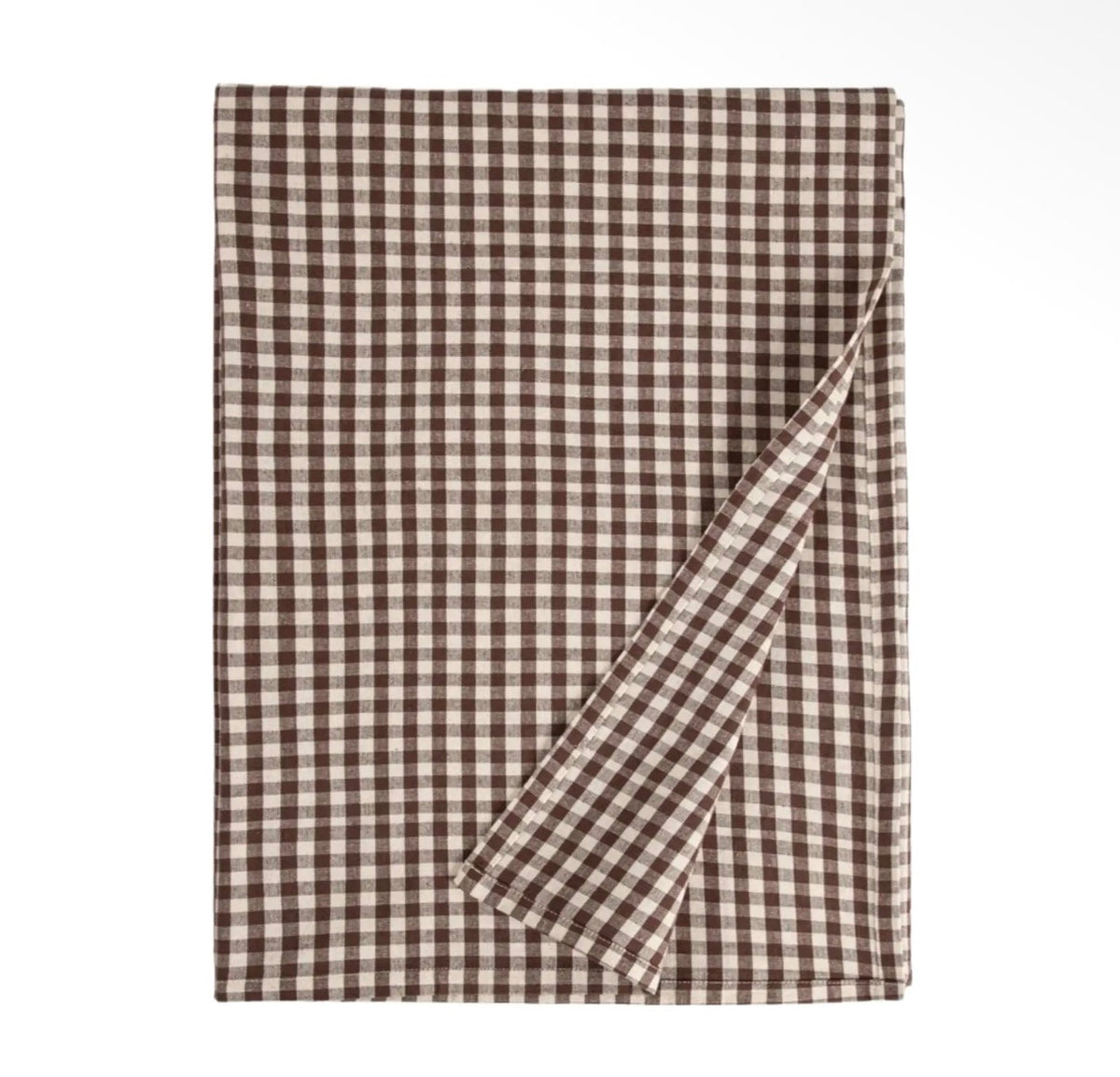 Nappe en Coton à Carreaux Marron – Plusieurs taille disponible - PRÉCOMMANDE