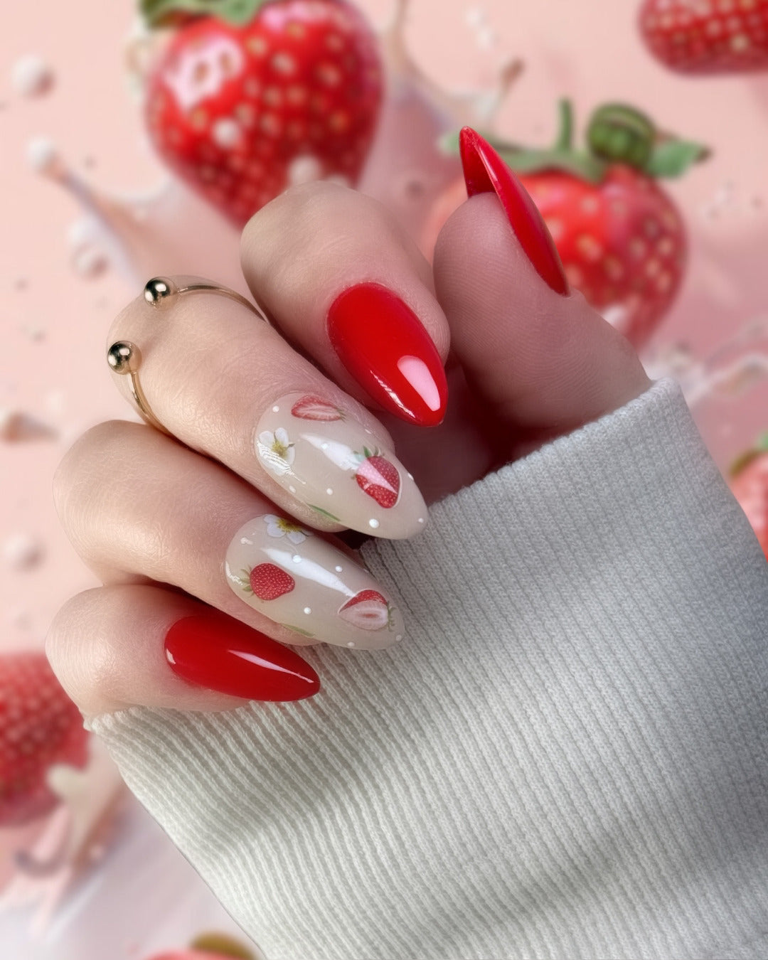 Faux-Ongles réutilisables - Berry Cute
