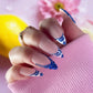 Faux-Ongles réutilisables - Ciel Bleu