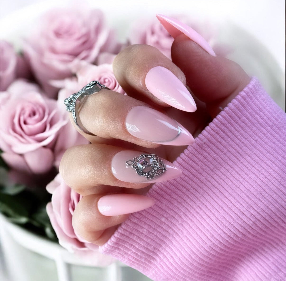Faux-Ongles réutilisables - Pearl Blush