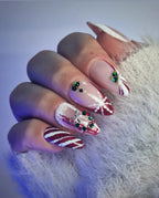 Faux-Ongles Réutilisables - Noël en Sucre - Edition Noël
