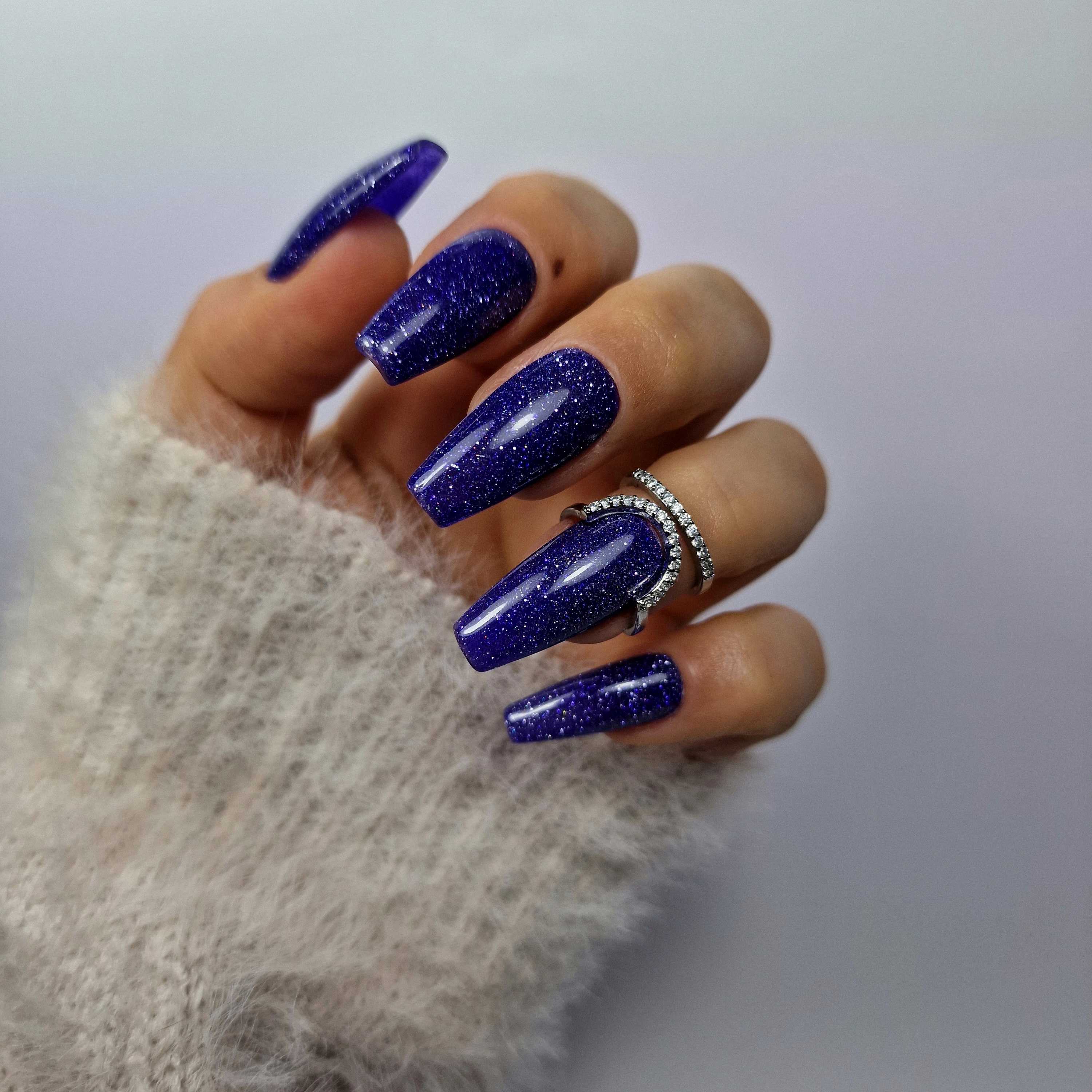 Faux-Ongles réutilisables - Nuit étoilée