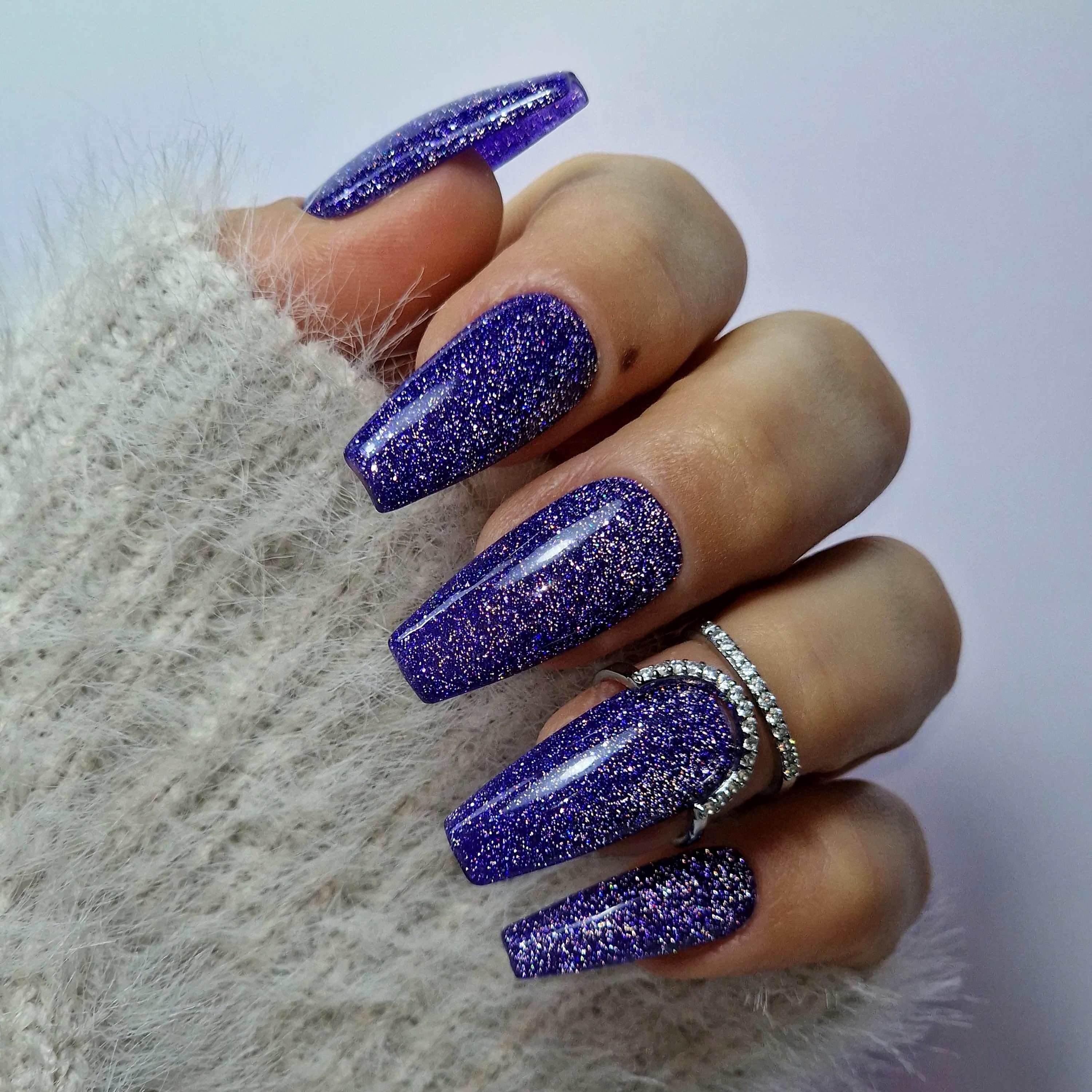 Faux-Ongles réutilisables - Nuit étoilée