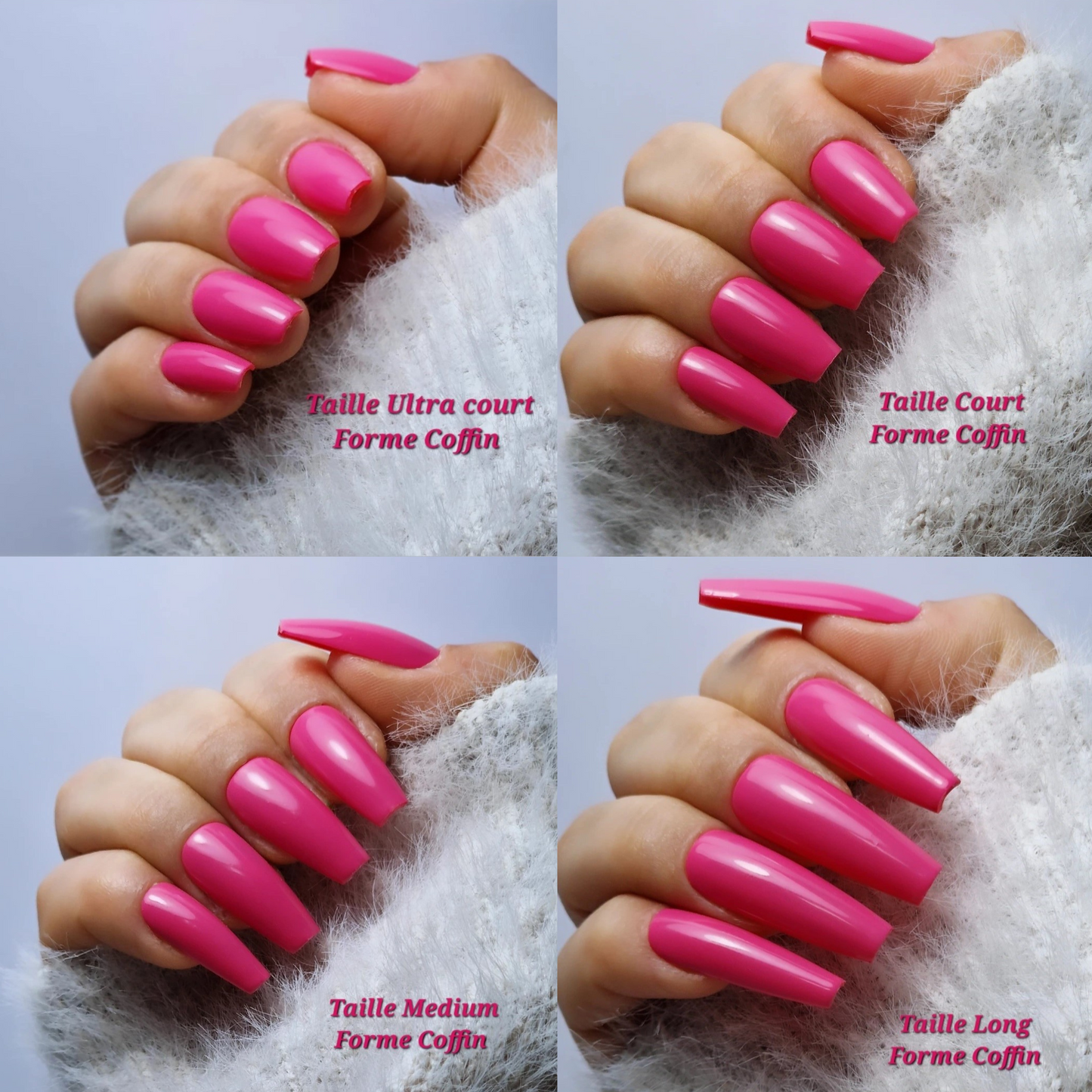 Faux-Ongles réutilisables - Mystipink