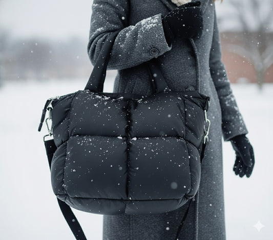 Sac Matelassé “Black Winter” – L’élégance urbaine par excellence - PRÉCOMANDE