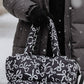Sac Matelassé “Ribbon Winter” – L’audace chic en plein hiver