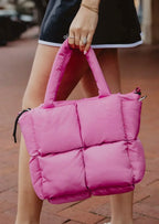 Sac Matelassé “Rose” – L’alliance du style et du confort