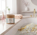 Sel de Bain « Guérissez bientôt » – Eucalyptus & Fleurs de Soucie (450g) - PRÉCOMMANDE