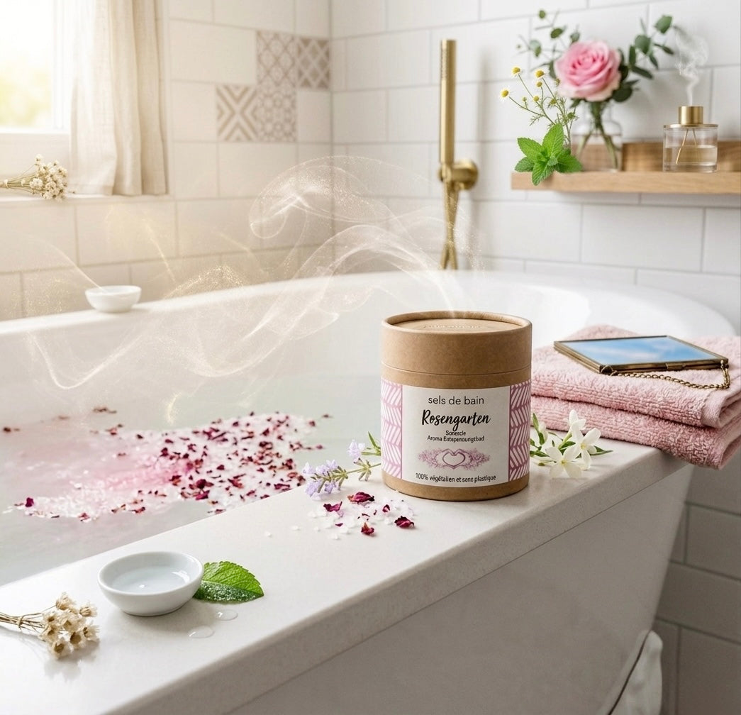Sel de Bain « Roseraie » – Élégance & Détente Absolue (450g) - PRÉCOMMANDE