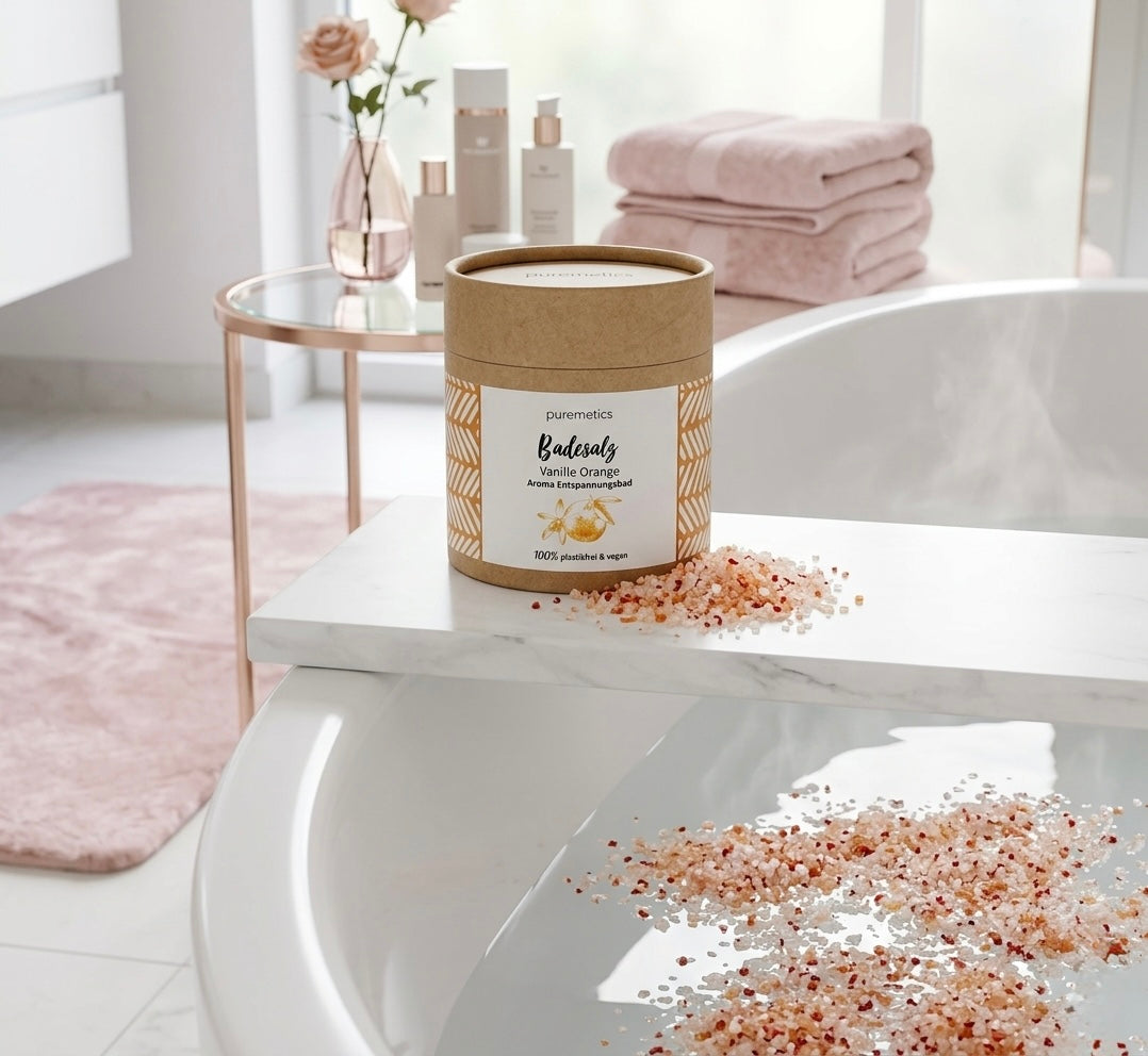 Sel de Bain « Vanille Orange » – Éclat & Sérénité (450g) - PRÉCOMMANDE