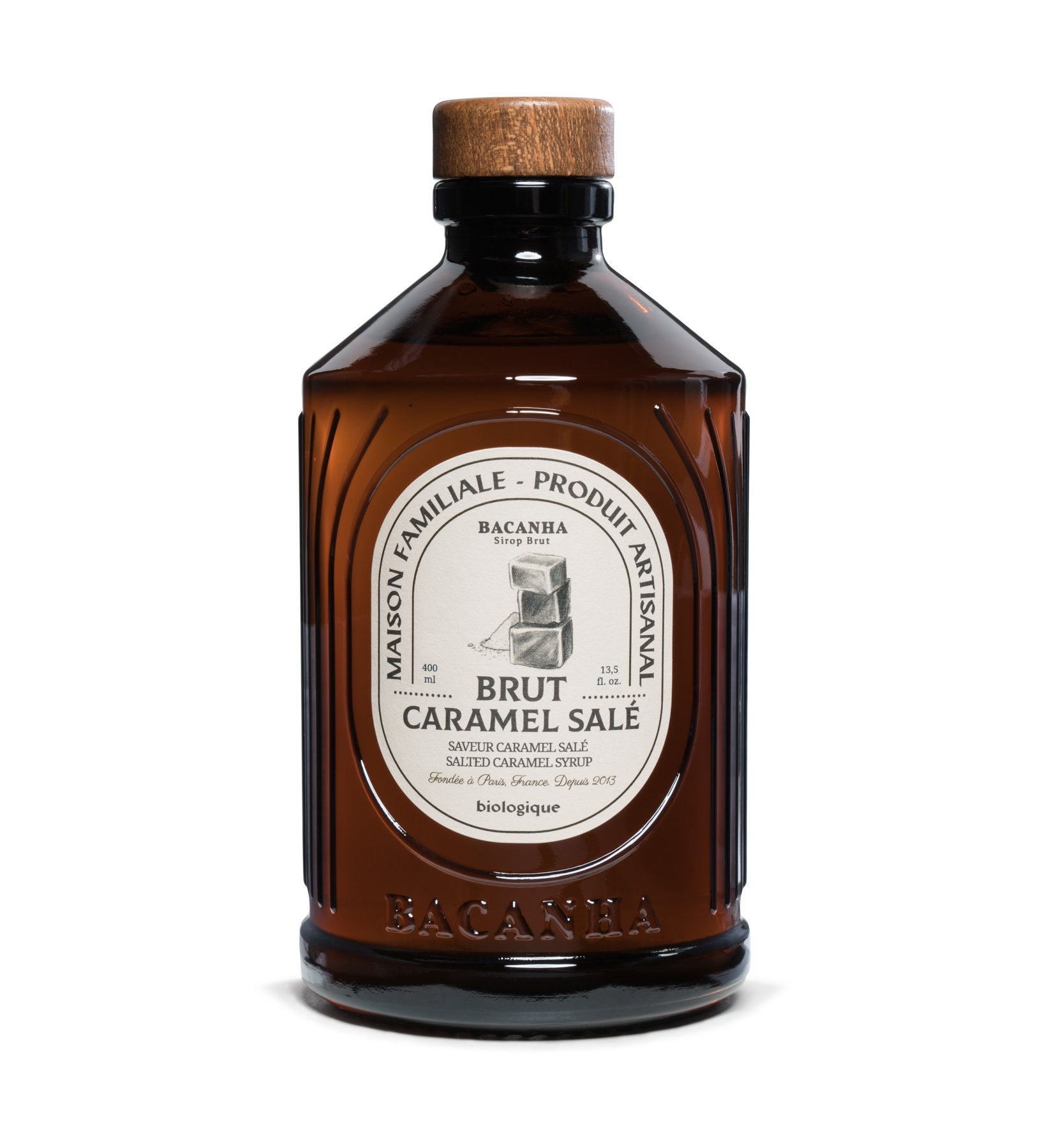 Sirop Caramel Salé Brut Artisanal Bio - 400 ml