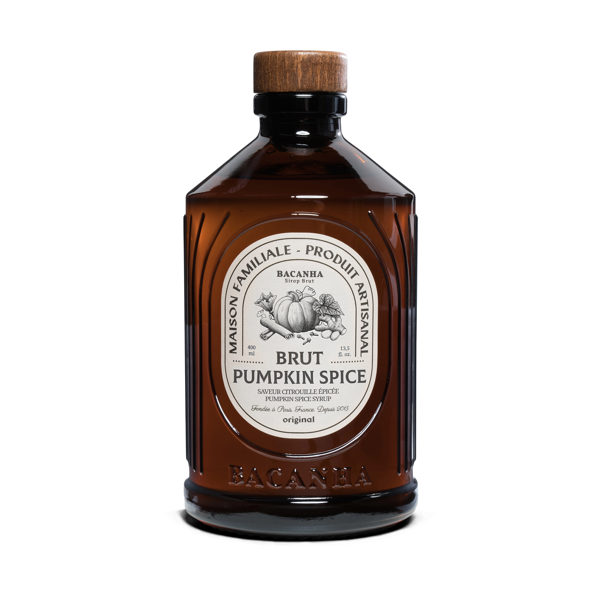 Sirop Pumpkin Spice Brut Artisanal Bio - 400 ml