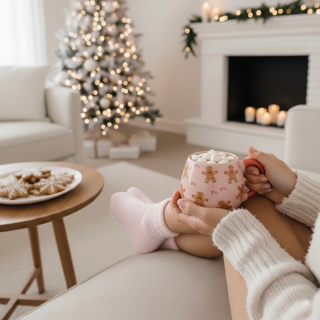 Tasse & Chaussettes Douceur d’Hiver  – Gingerbread Cozy Mug  –  450ml