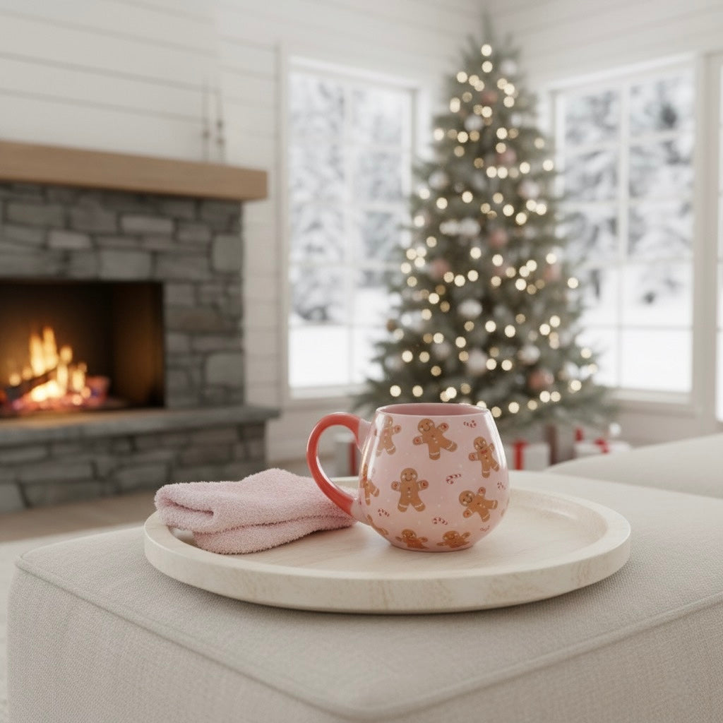 Tasse & Chaussettes Douceur d’Hiver  – Gingerbread Cozy Mug  –  450ml