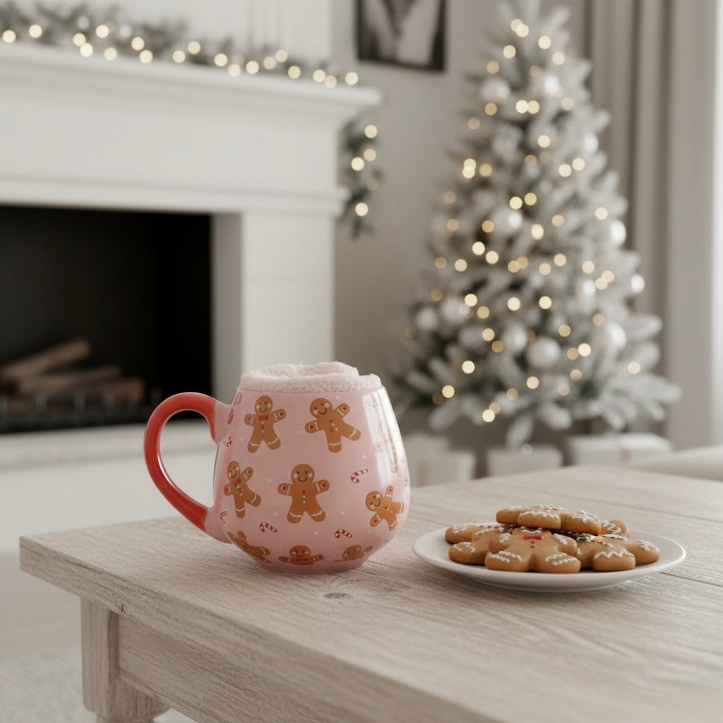 Tasse & Chaussettes Douceur d’Hiver  – Gingerbread Cozy Mug  –  450ml