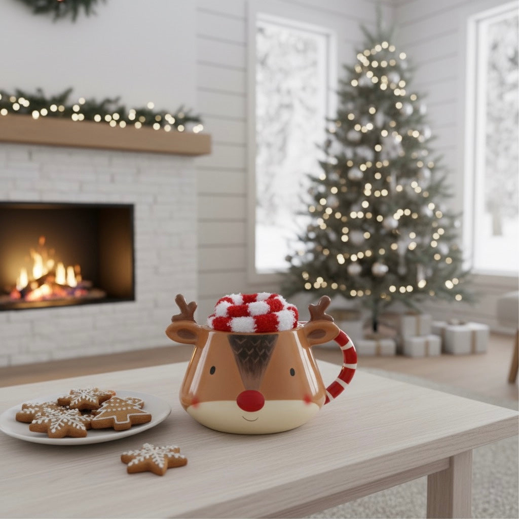 Tasse & Chaussettes Douceur du Grand Nord  –Reindeer Cozy Set  –  400ml