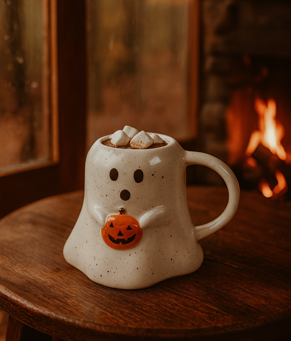 Tasse « Fantôme Gardien de Citrouille » | 440ml