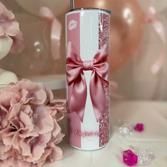 Thermos Isotherme Noeud Girly - 591 ml - Acier Inoxydable - Sans BPA