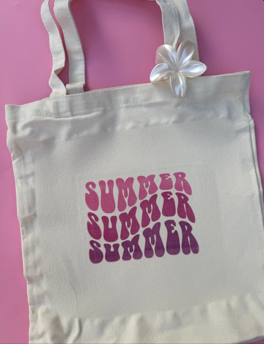Tote Bags en toile et polyester - Summer