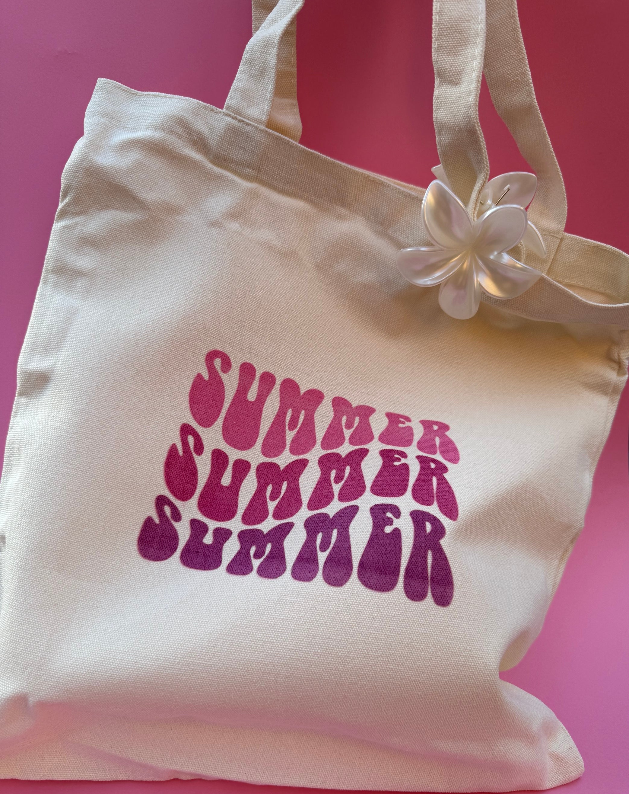 Tote Bags en toile et polyester - Summer