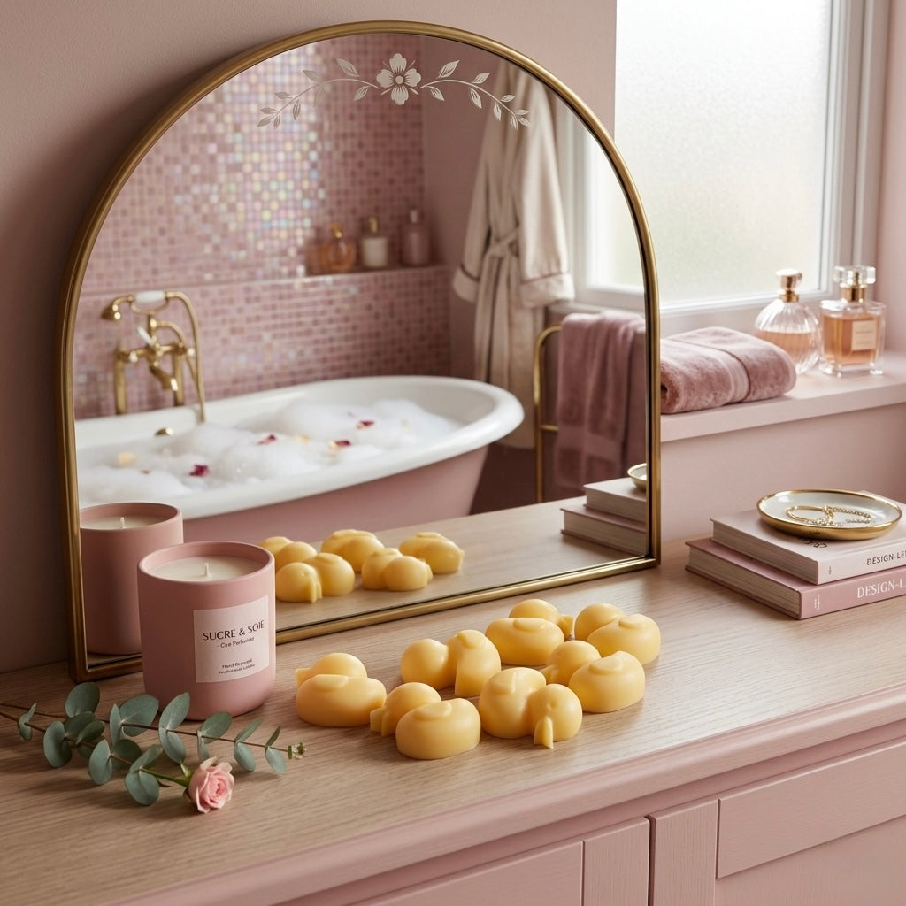 Fondants Parfumés Petits canards (60g) ou (150g) – Faits Main avec Amour, Sans CMR ni Phtalates - Édition Bathroom Kawaii