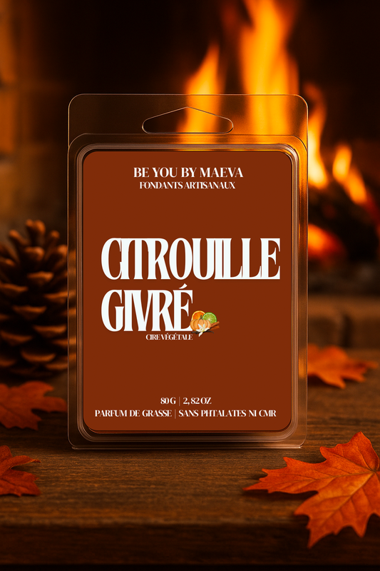 Fondants Parfumés en Carrés à Couper – Citrouille givré –  (80g)