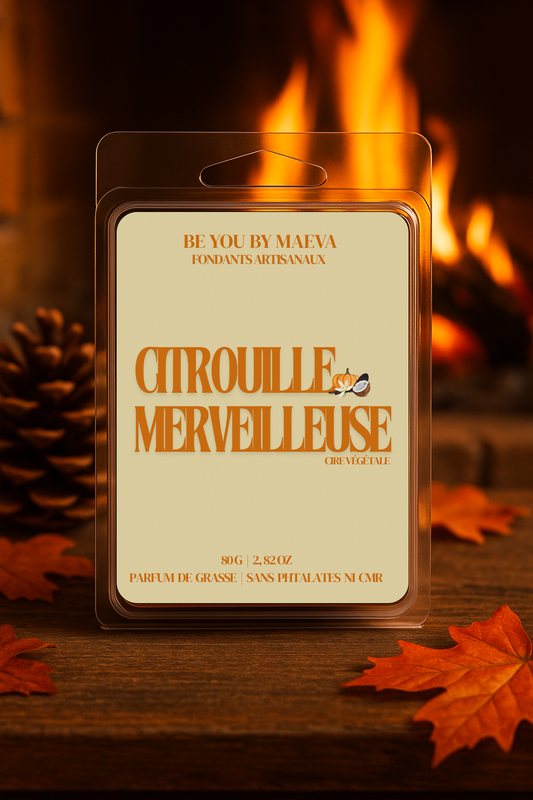 Fondants Parfumés en Carrés à Couper – Citrouille Merveilleuse –  (80g)