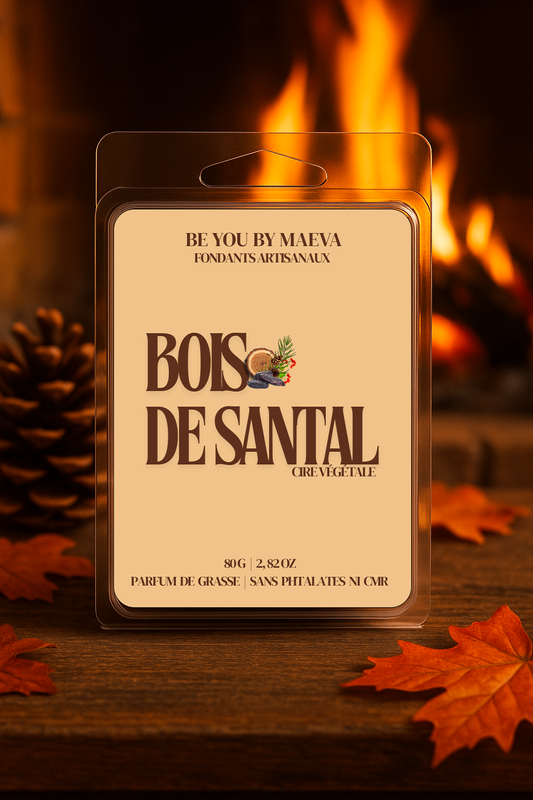 Fondants Parfumés en Carrés à Couper – Bois de Santal –  (80g)