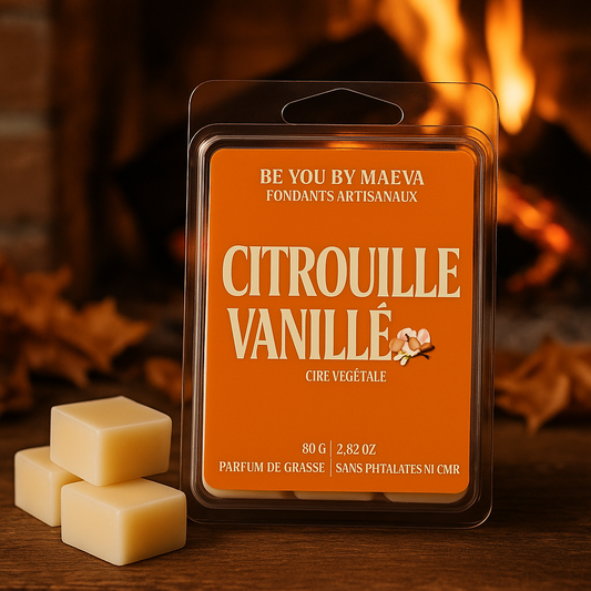 Fondants Parfumés en Carrés à Couper – Citrouille vanillé –  (80g)