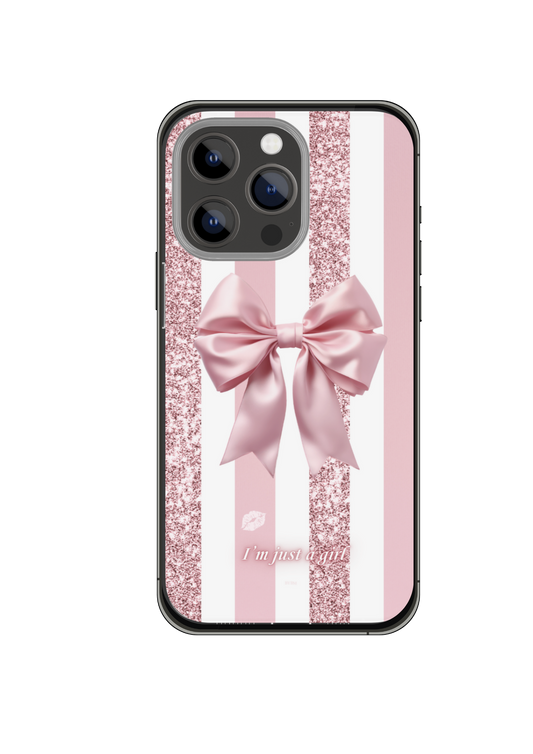 Coque de Téléphone « Girly » avec Nœud – Sublimation Haute Qualité – Fait Main