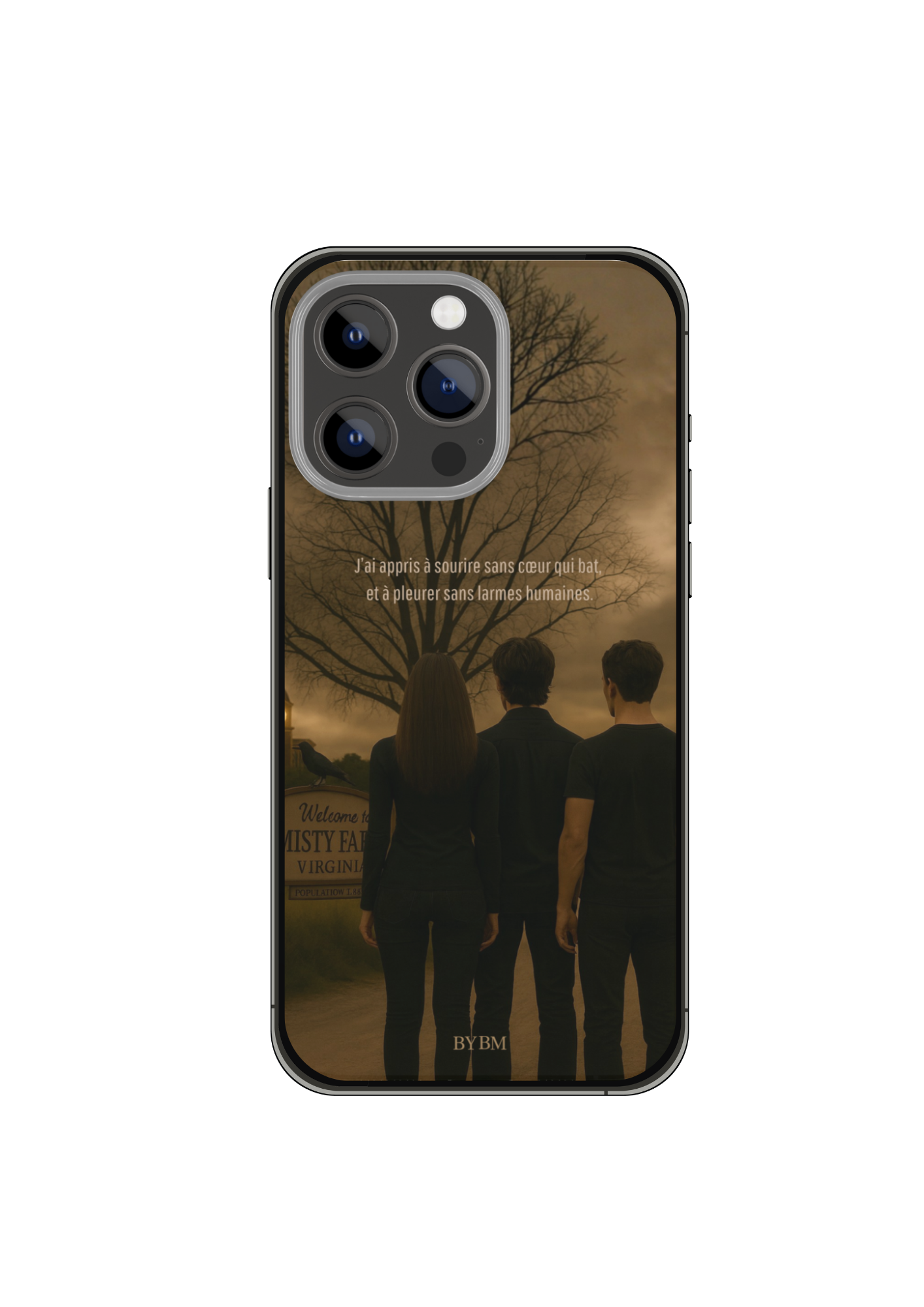 Coque de Téléphone  – Sublimé à la main - Inspiré de The Vampire Dairies