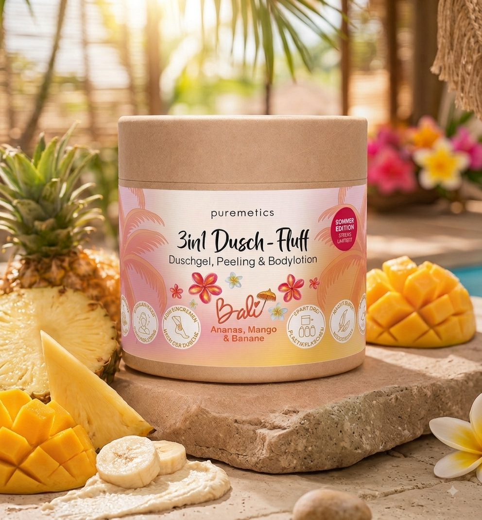Mousse de Douche 3-en-1 « Ananas, Mango & Banane » (285g) - Édition Spéciale – Stock Limité