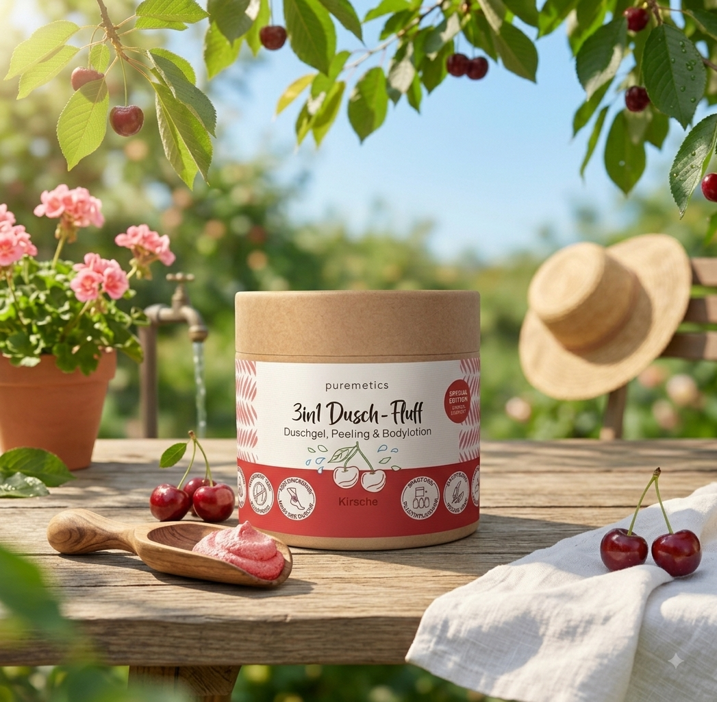 Mousse de Douche 3-en-1 « Cerise » (285g) - Édition Spéciale – Stock Limité