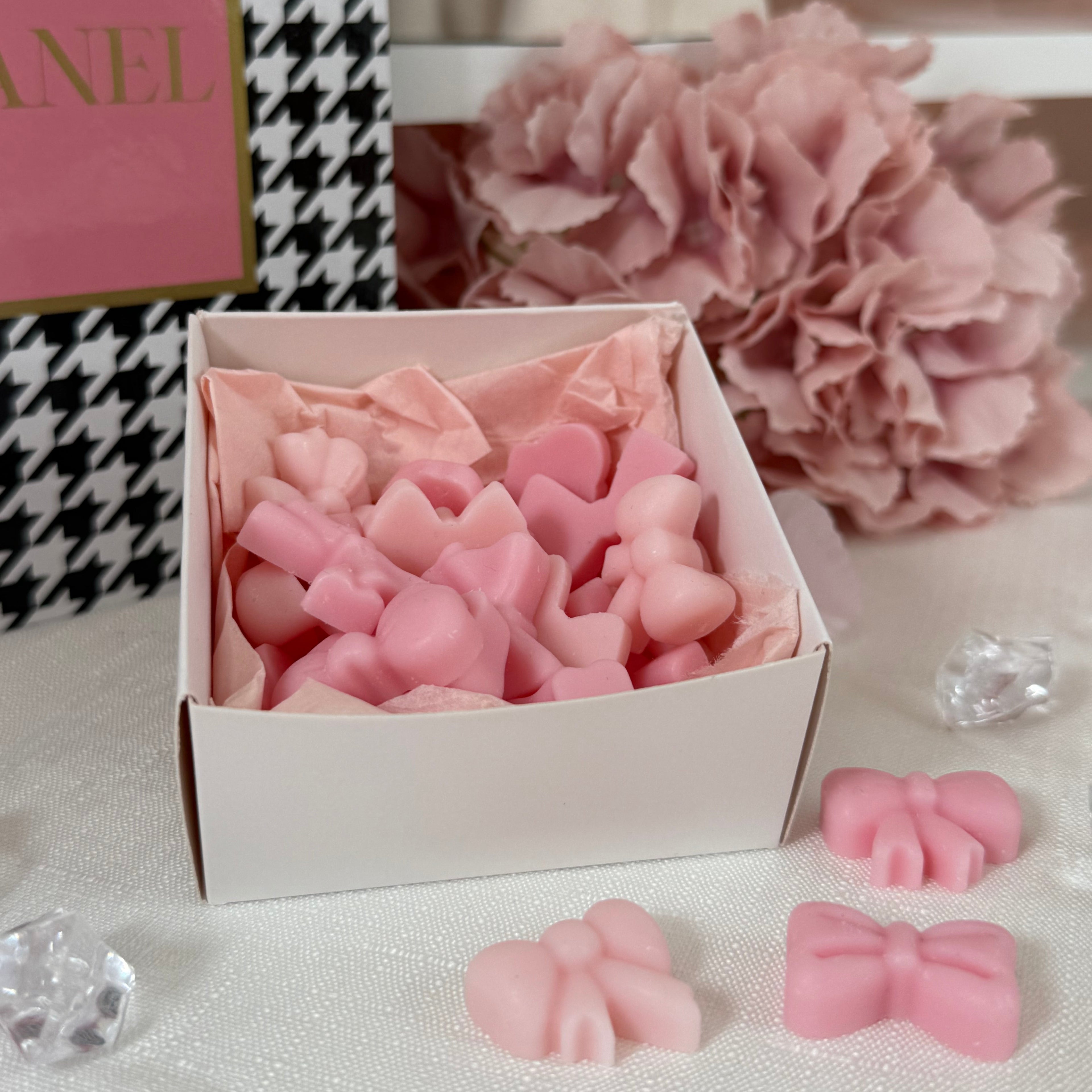 Fondants Parfumés "Noeud" – Sans CMR ni Phtalates (60g) ou (150g) - ÉDITION DOUCEUR GIRLY